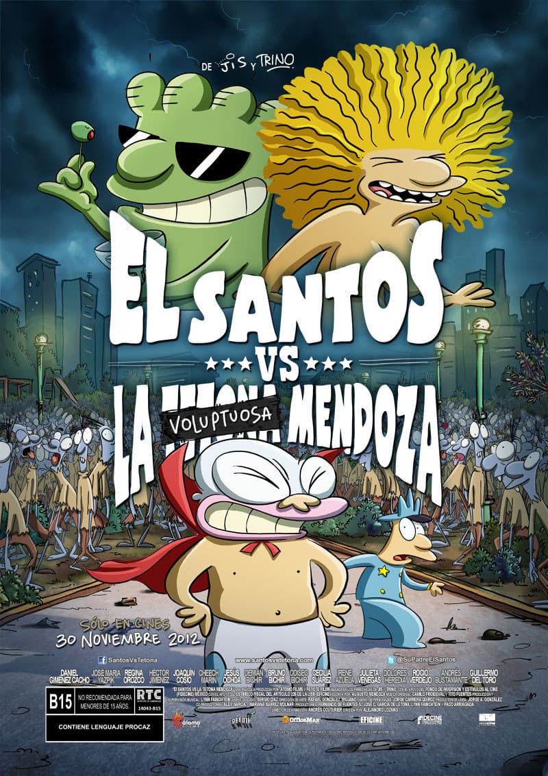 El Santos vs la Tetona Mendoza - Cover