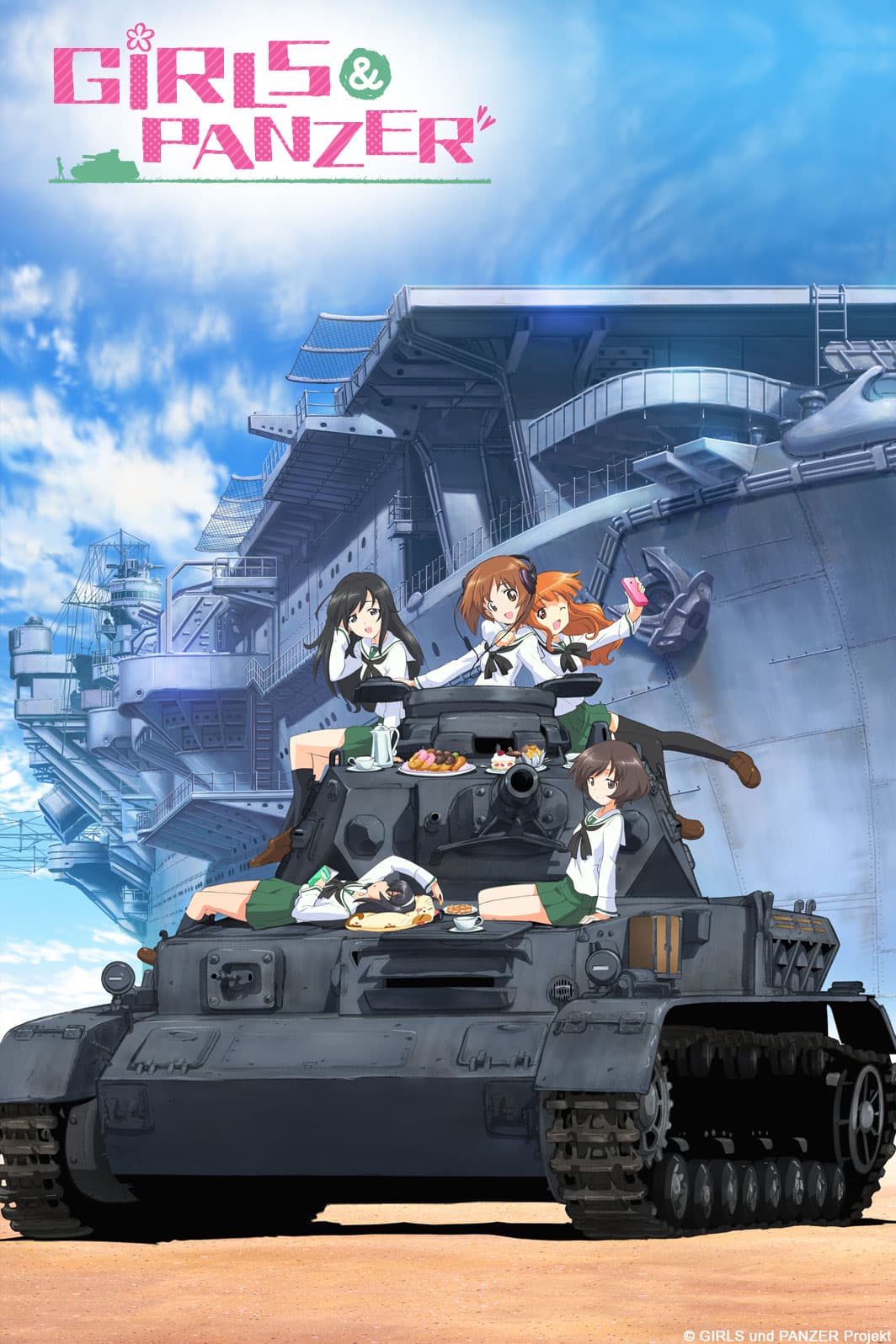 Girls und Panzer - Cover