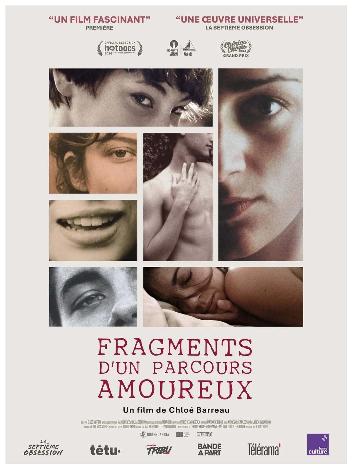 Fragments d'un parcours amoureux - Cover