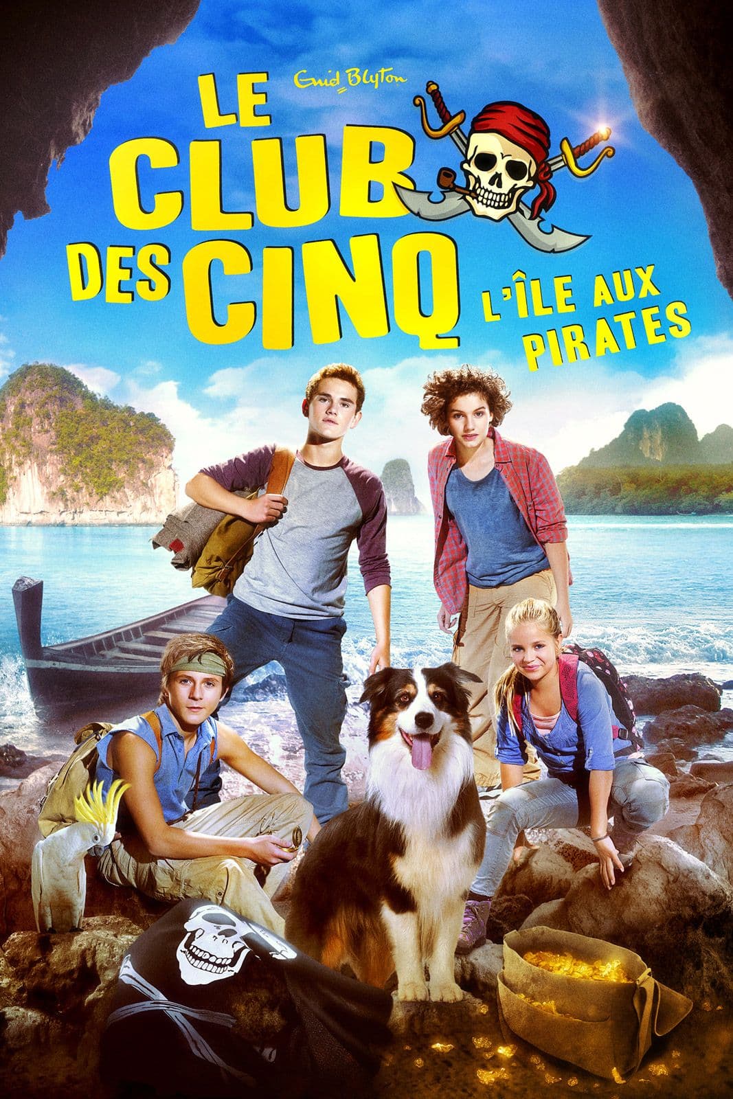 Le Club des cinq - L'île aux pirates - Cover