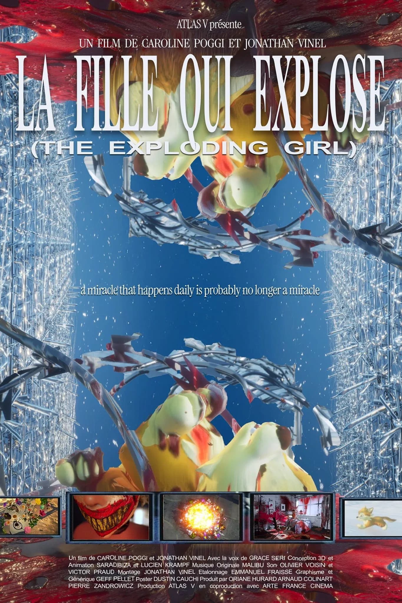 La Fille qui explose - Cover