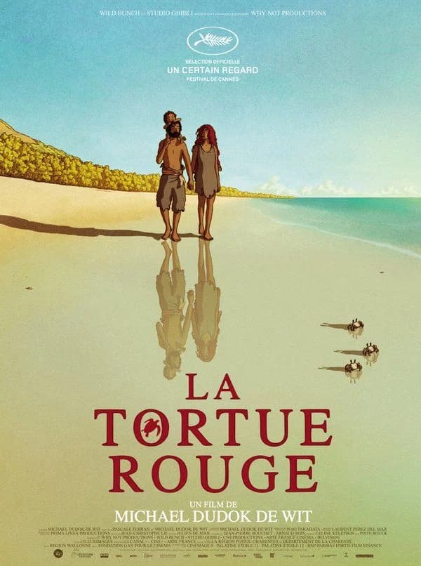 La Tortue rouge - Cover
