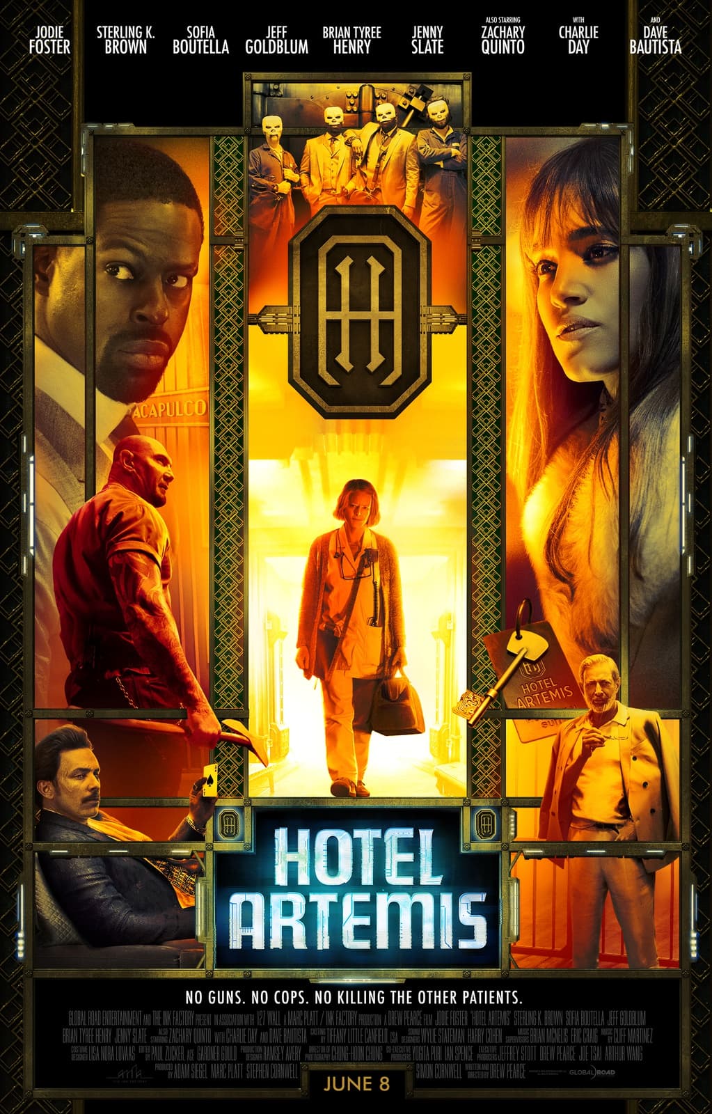 Hotel Artemis - Cover