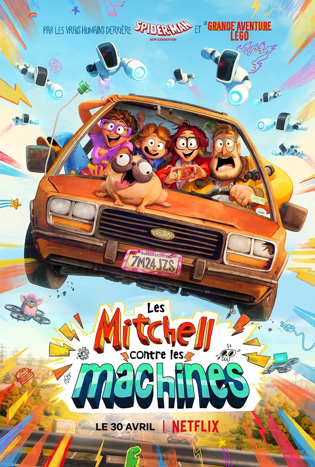 Les Mitchell contre les machines - Cover