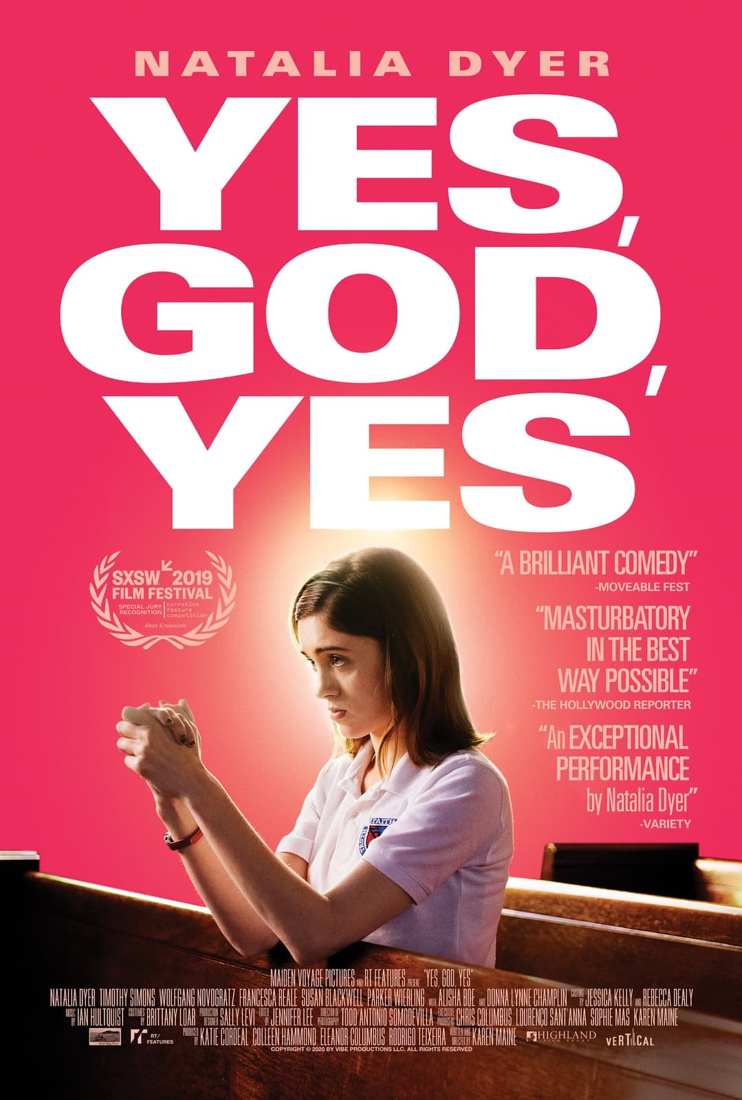 Yes, God, Yes - Cover