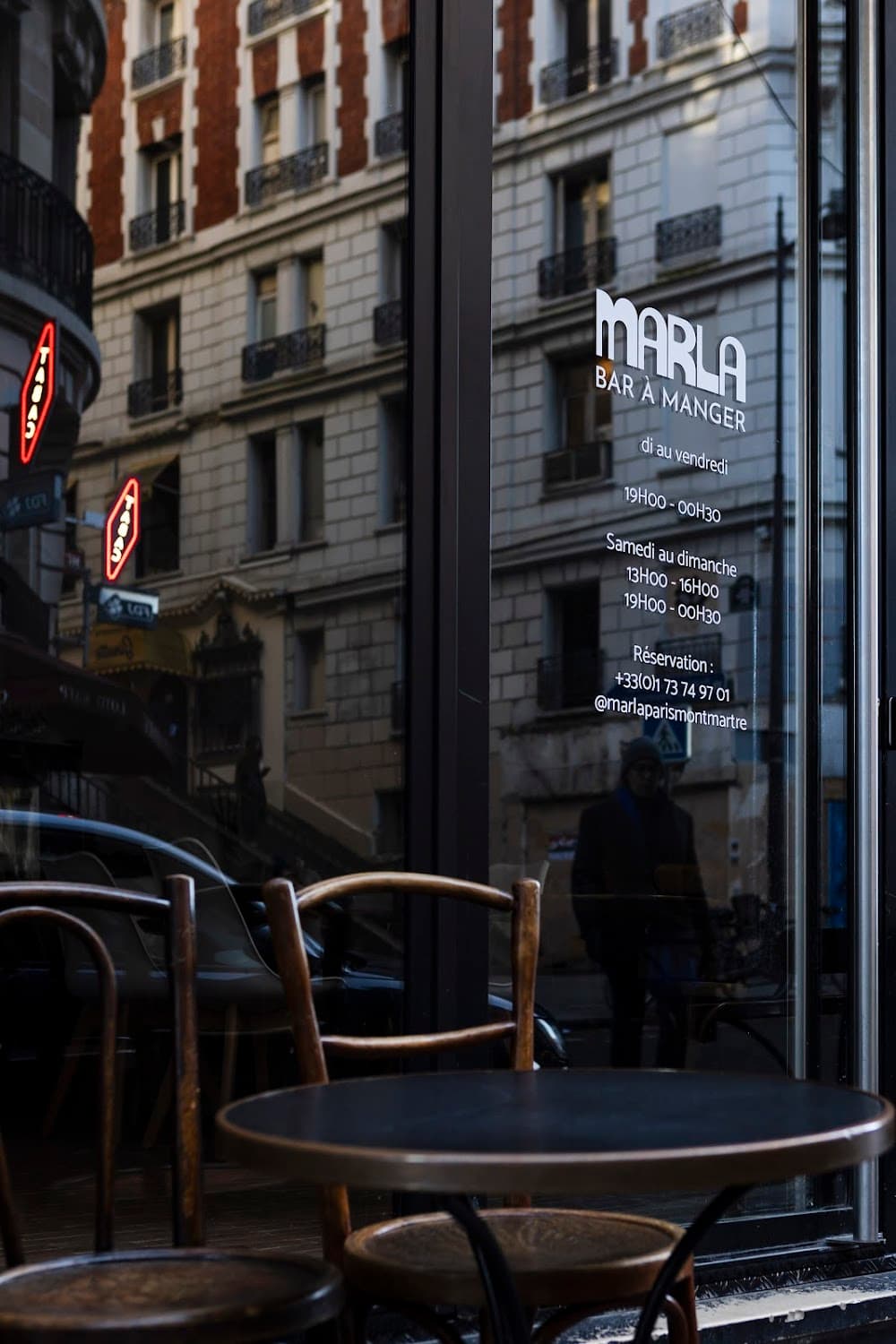 Restaurant Marla Paris - Cover