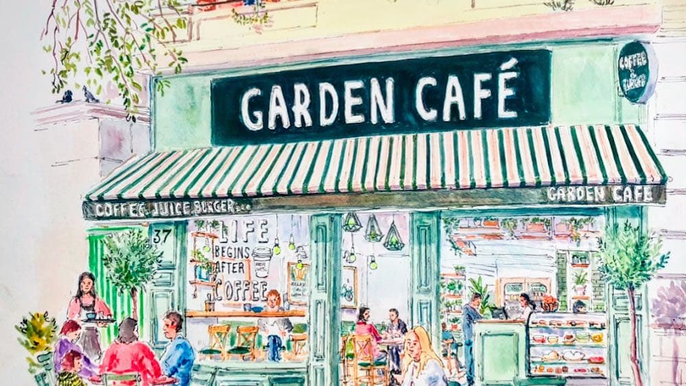 Garden Café Nice - Cover