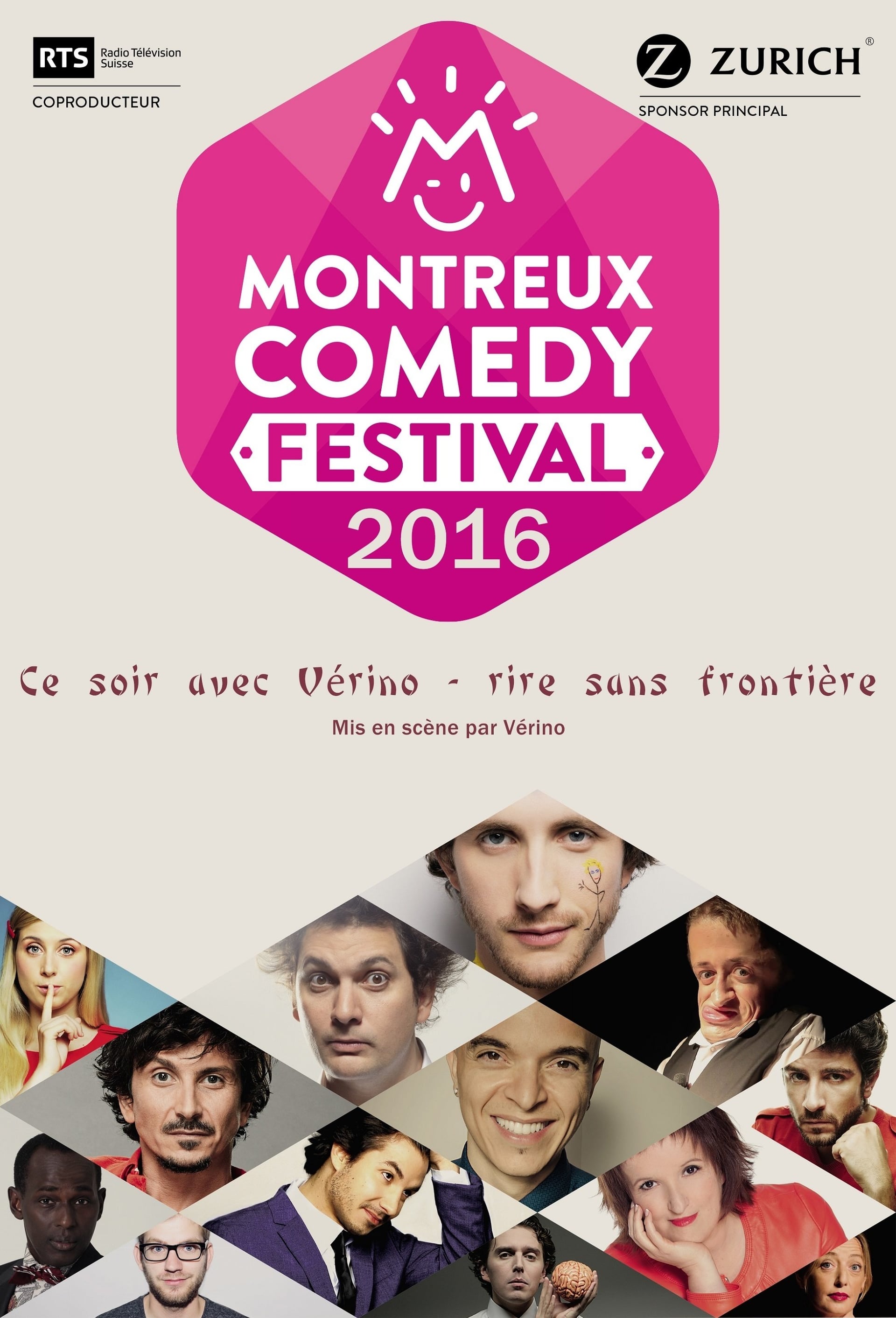 Montreux Comedy Festival 2016 - Ce soir avec Vérino : rire sans frontière - Cover