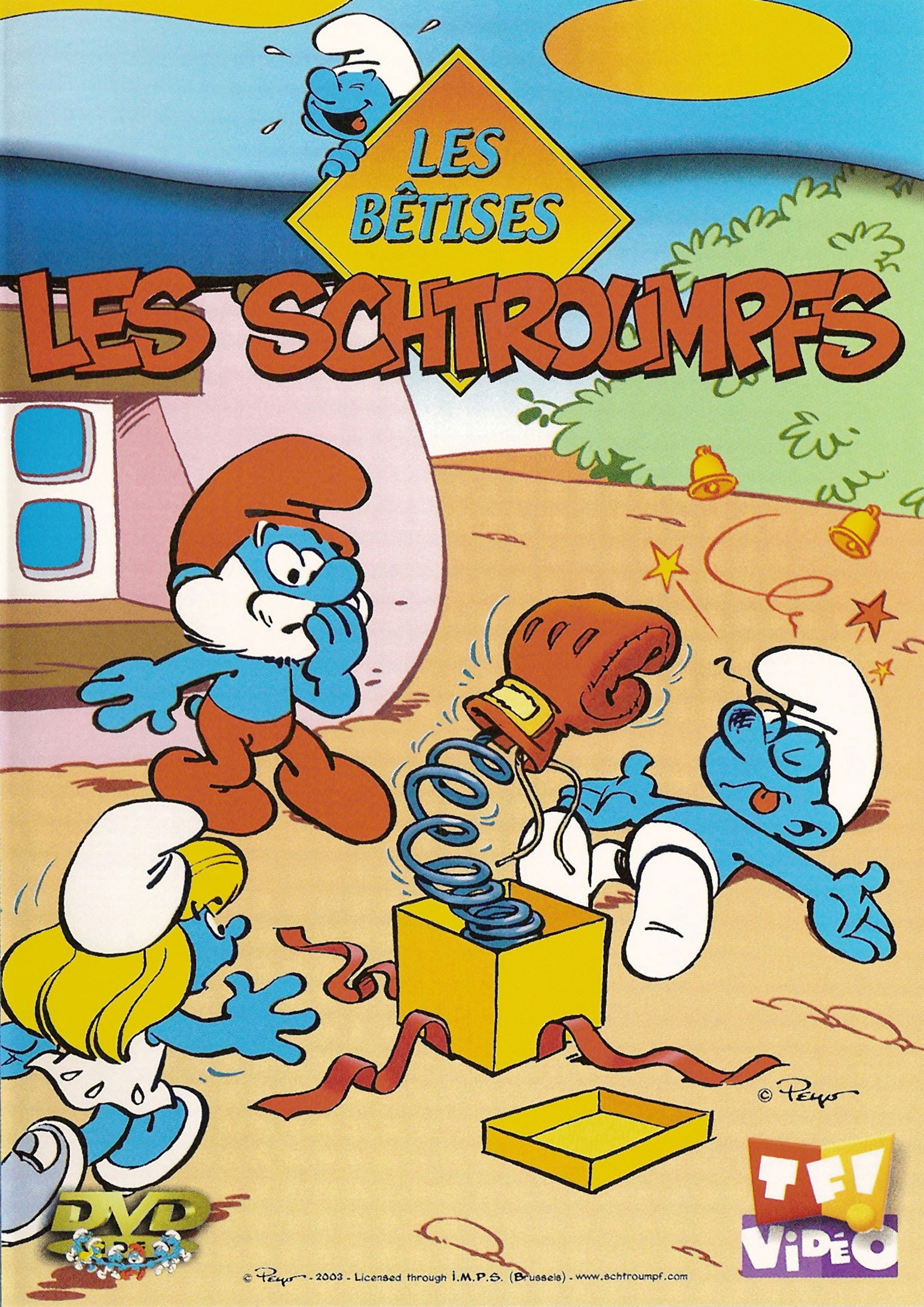 Les Schtroumpfs : Les bêtises - Cover