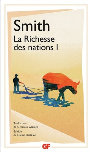 La richesse des nations Tome 1 - Cover