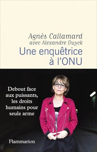 Une enquêtrice à l'ONU - Cover