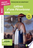 Lettres d'une Péruvienne - BAC Français 1re 2026 - Parcours : " un nouvel univers s'est offert à mes yeux " - voies générale et technologique - édition intégrale prescrite - Cover