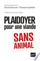 Plaidoyer pour une viande sans animal - Cover