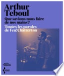 Que savions-nous faire de nos mains ? - Cover