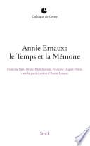 Annie Ernaux - Cover