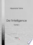 De l'intelligence - Cover