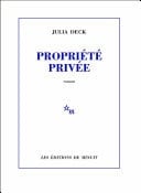 Propriété privée - Cover
