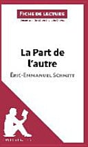 La Part de l'autre d'Éric-Emmanuel Schmitt (Fiche de lecture) - Cover