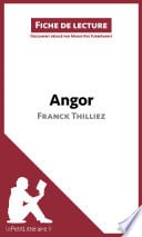 Angor de Franck Thilliez (Fiche de lecture) - Cover