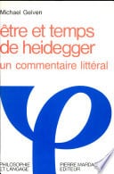 Être et temps de Heidegger - Cover
