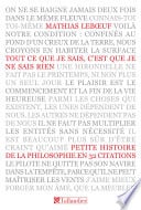 Tout ce que je sais, c'est que je ne sais rien - Cover