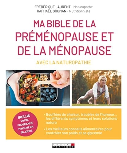 Ma bible de la préménopause et de la ménopause avec la naturopathie - Cover