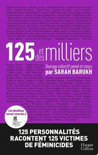 125 et des milliers 125 personnalités racontent 125 victimes de féminicides - Cover