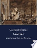 Un crime - Cover