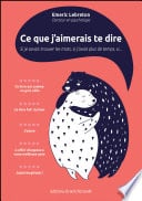 Ce que j'aimerais te dire... - Cover