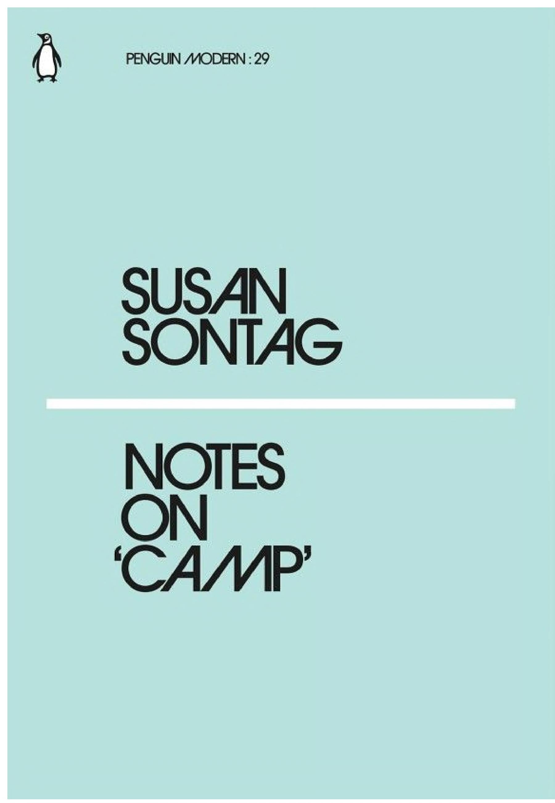 Notes on Camp - Cover
