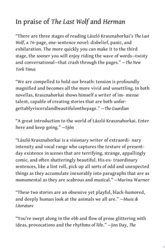 The Last Wolf & Herman - Cover