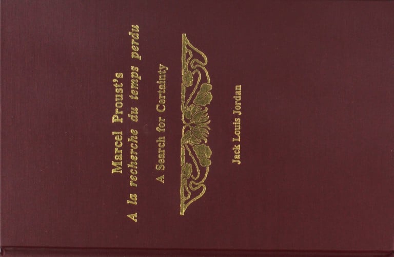 Marcel Proust's, A la Recherche Du Temps Perdu - Cover