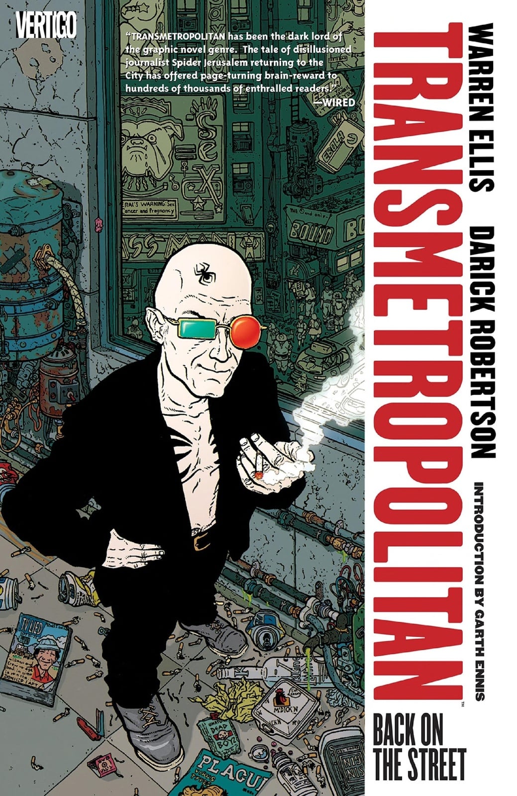 Transmetropolitan Vol. 1: Back on the Street (New Edition) - Cover