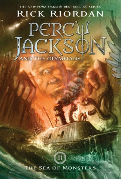 The Sea of Monsters (Percy Jackson and the Olympians Series #2) - Cover
