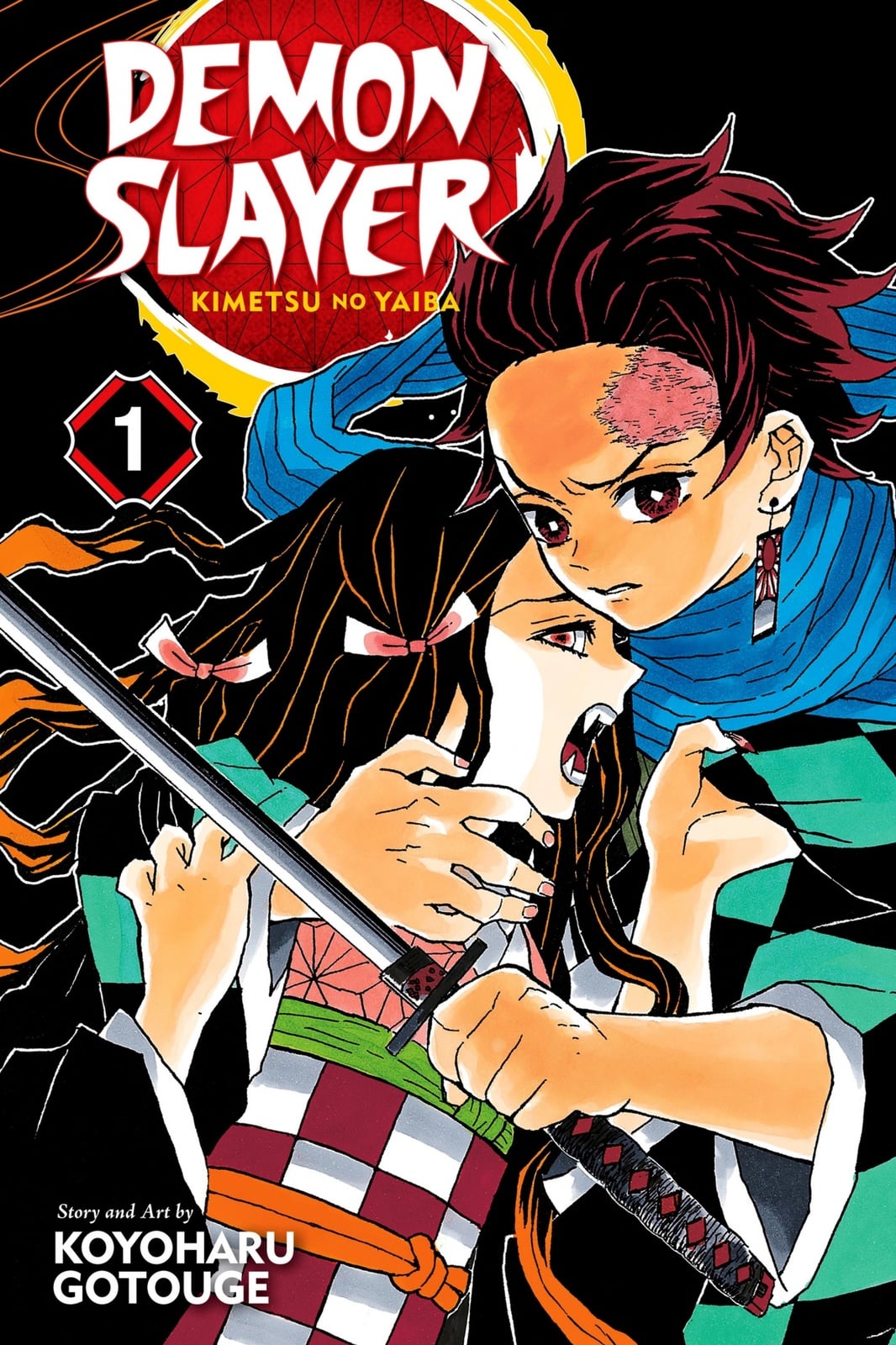 Demon Slayer: Kimetsu no Yaiba, Vol. 1 - Cover