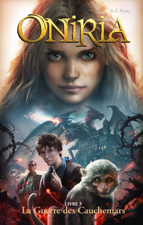 Oniria - Tome 3 - La Guerre des Cauchemars, co-édition Hachette/Hildegarde - Cover