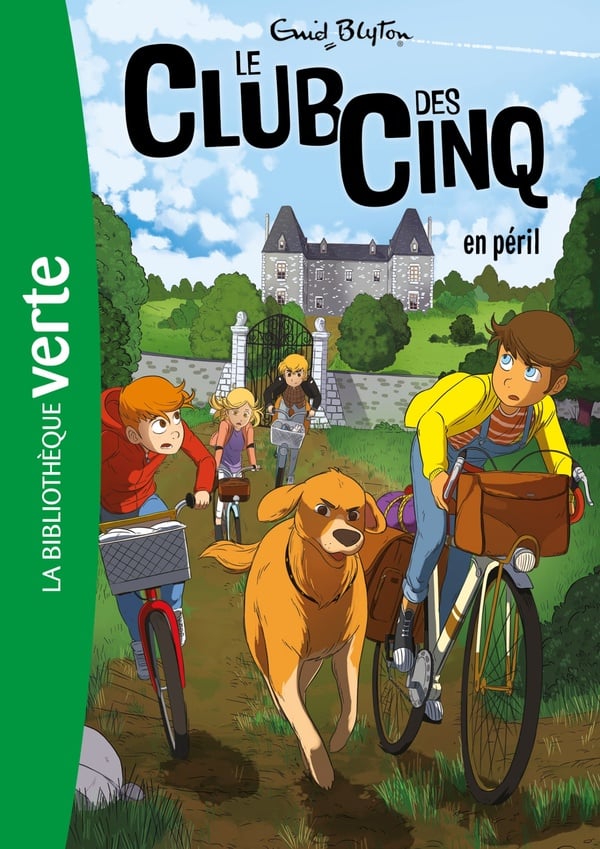 Le club des cinq en péril - Cover