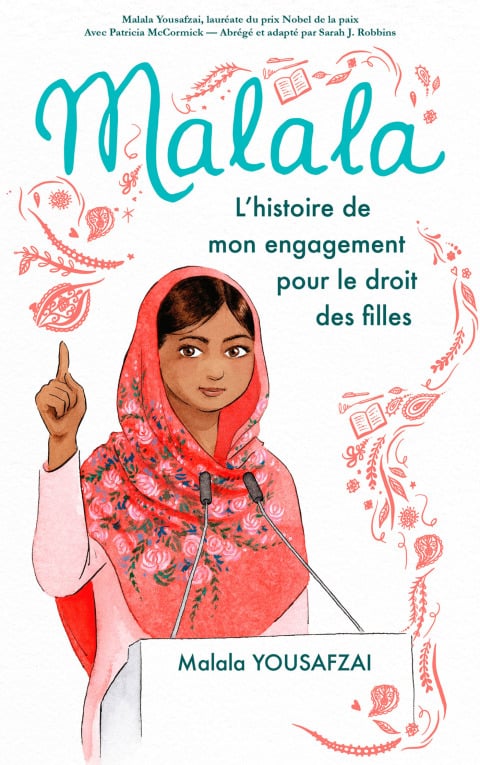 Malala - L'histoire de mon engagement pour le droit des filles - Cover