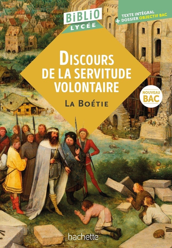 BiblioLycée - Discours de la servitude volontaire, La Boétie - BAC 2026 - Cover