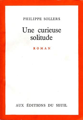 Une curieuse solitude - Cover