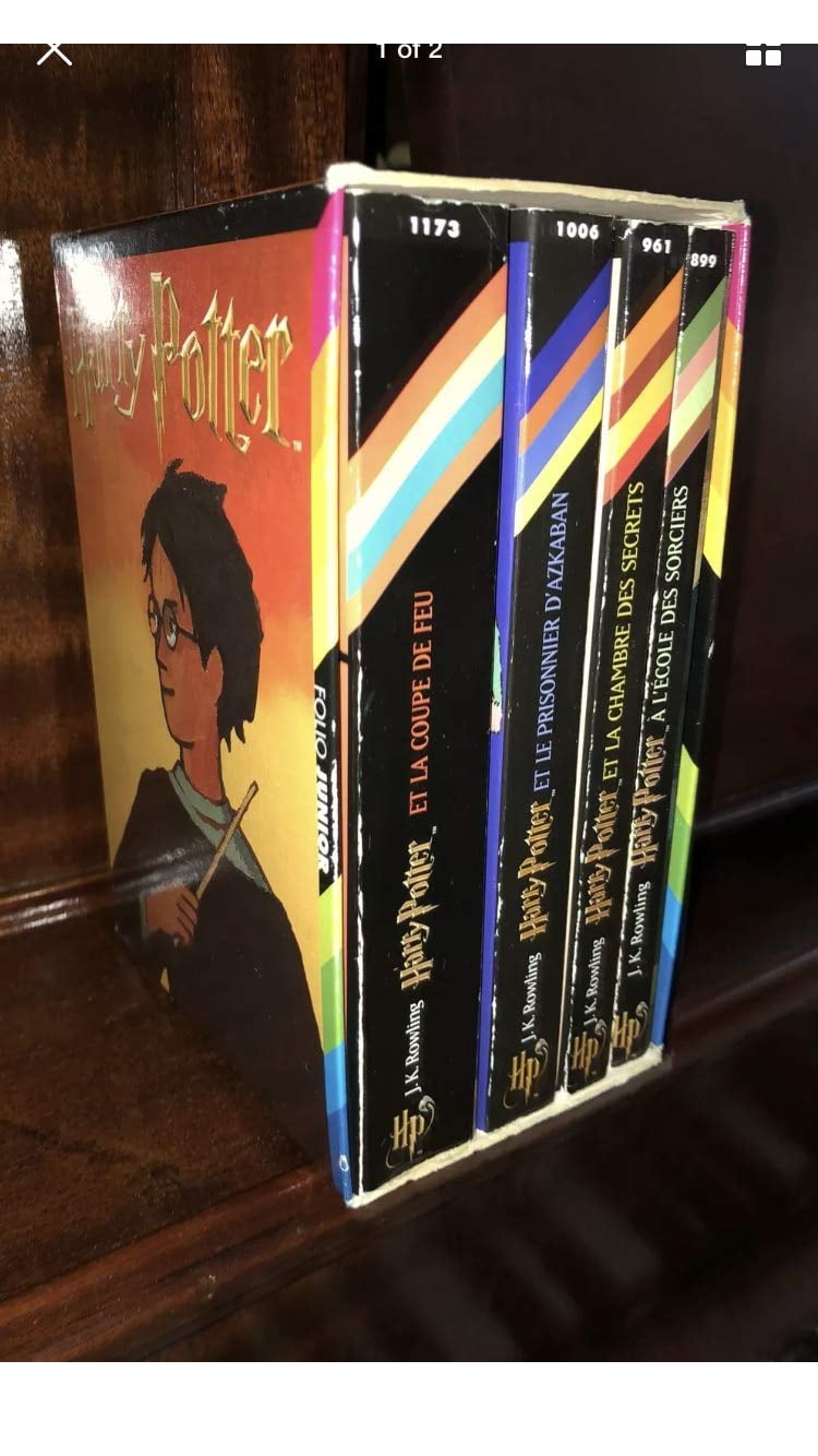 Coffret en 4 volumes : Tome 1, Harry Potter à l'école des sorciers ; Tome 2, - Cover