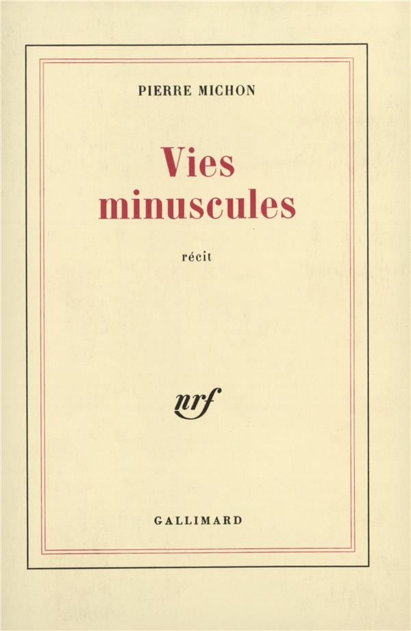 Vies minuscules - Cover