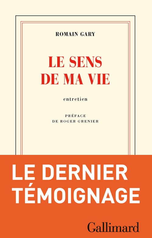 Le sens de ma vie - Cover