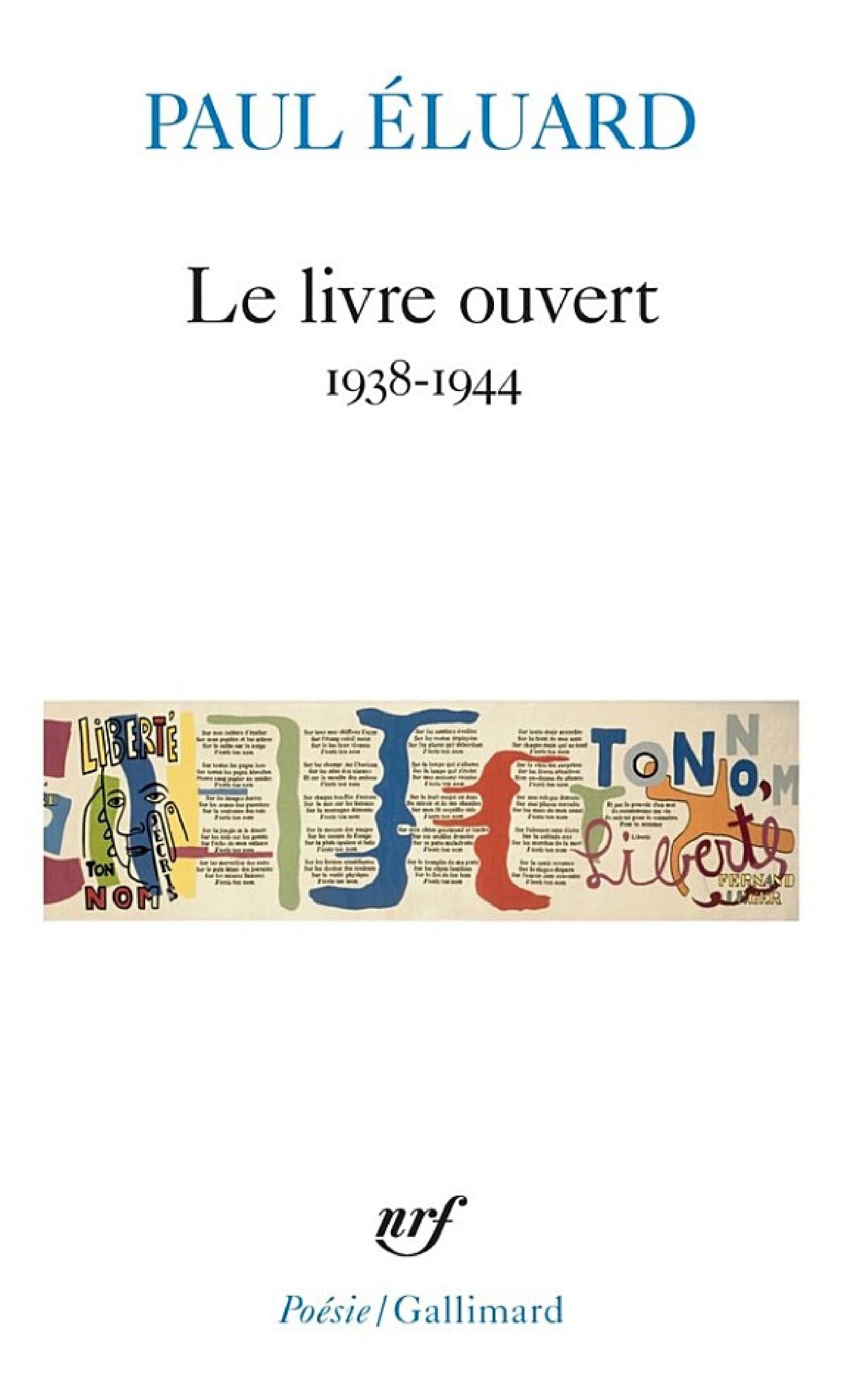 Le livre ouvert (1938-1944) - Cover