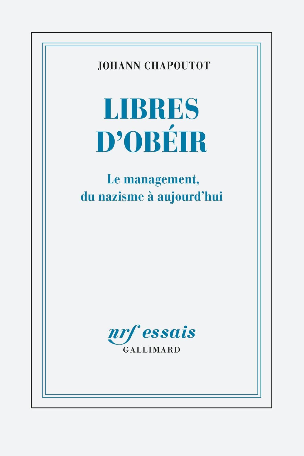 Libres d’obéir - Cover
