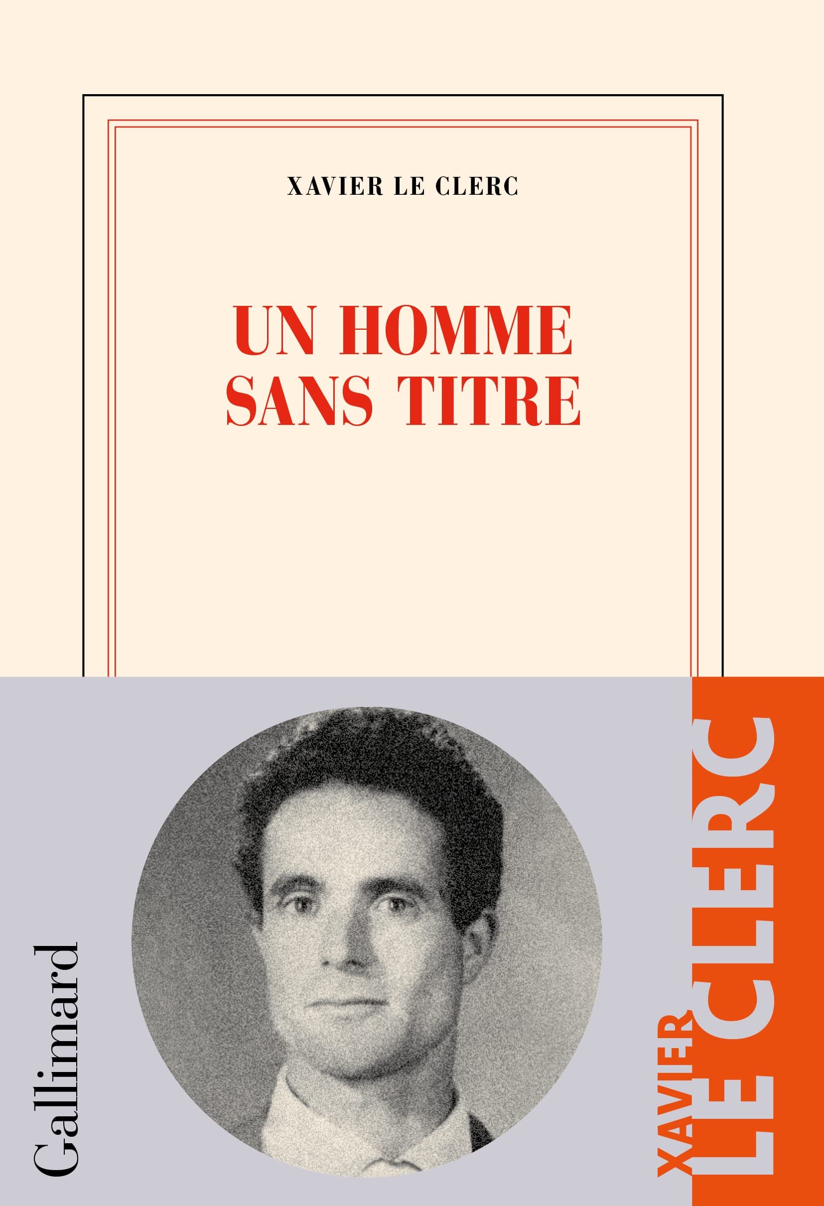 Un homme sans titre - Cover