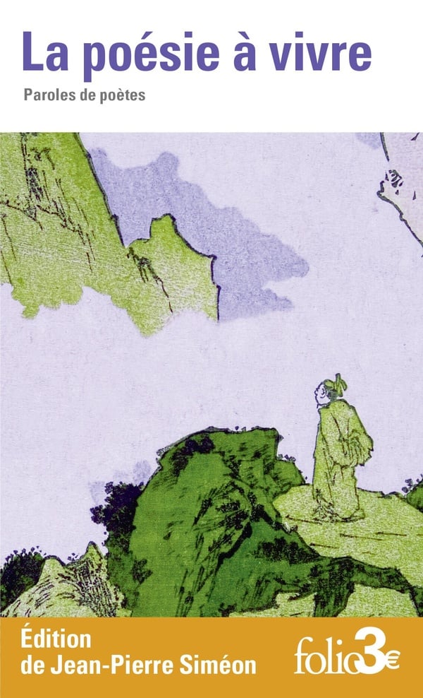 La poésie à vivre - Cover