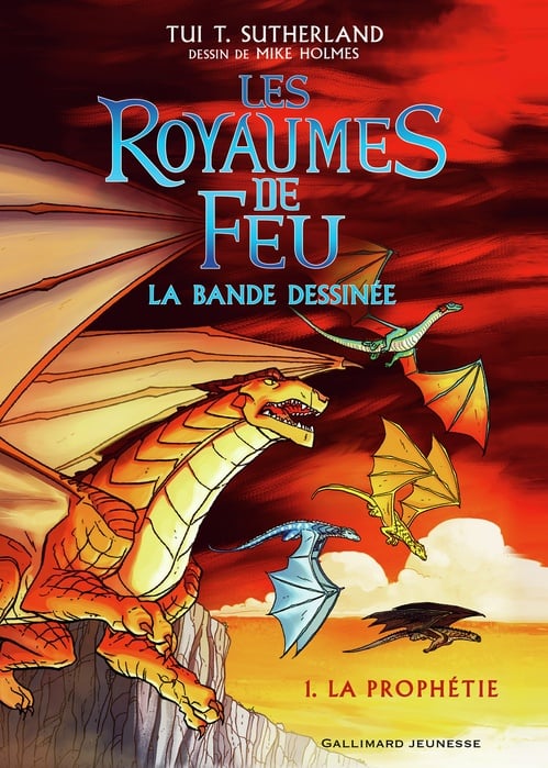 Les Royaumes de Feu. La bande dessinée (Tome 1) - La Prophétie - Cover