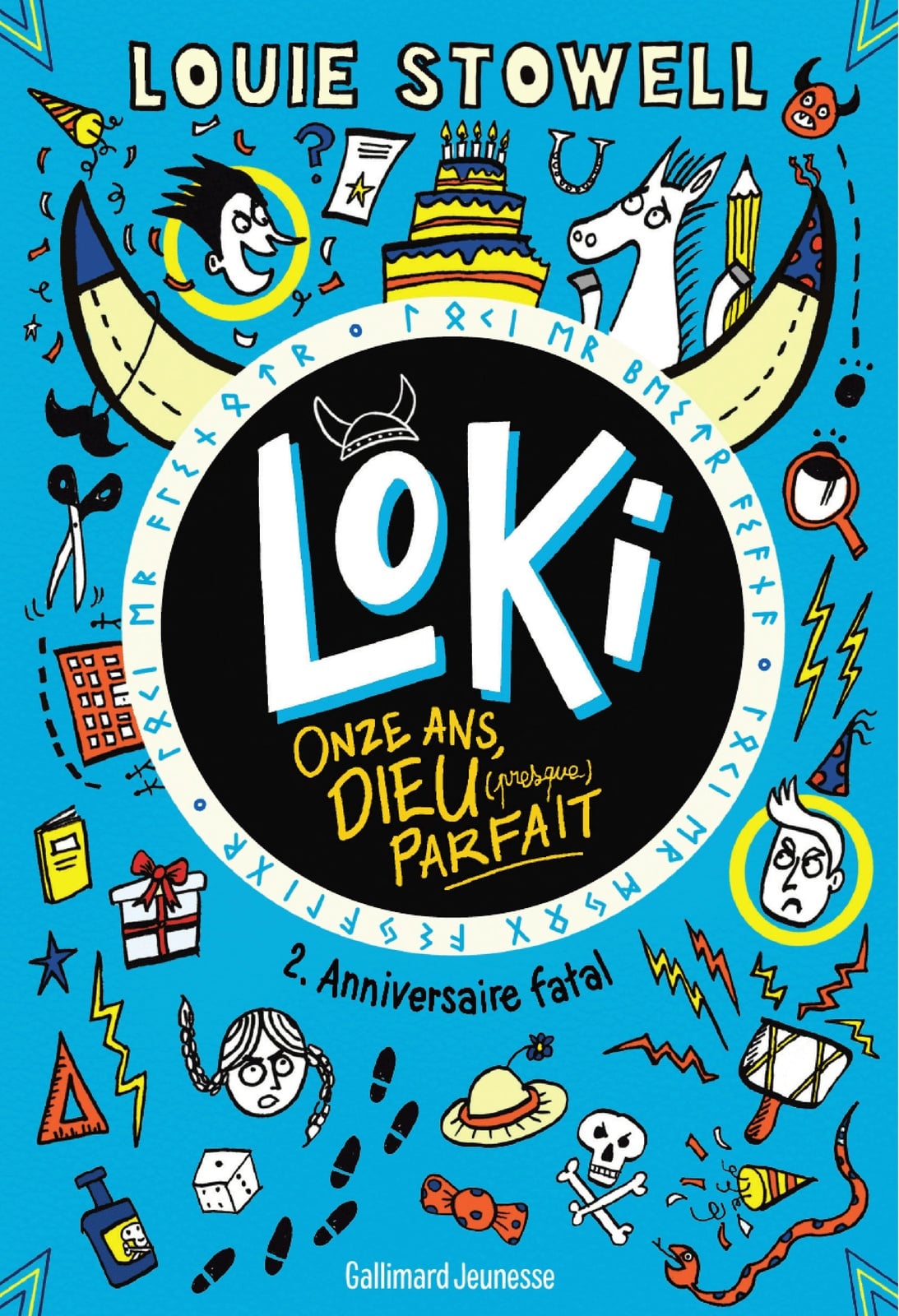 Loki, 11 ans, dieu (presque) parfait (Tome 2) - Anniversaire fatal - Cover