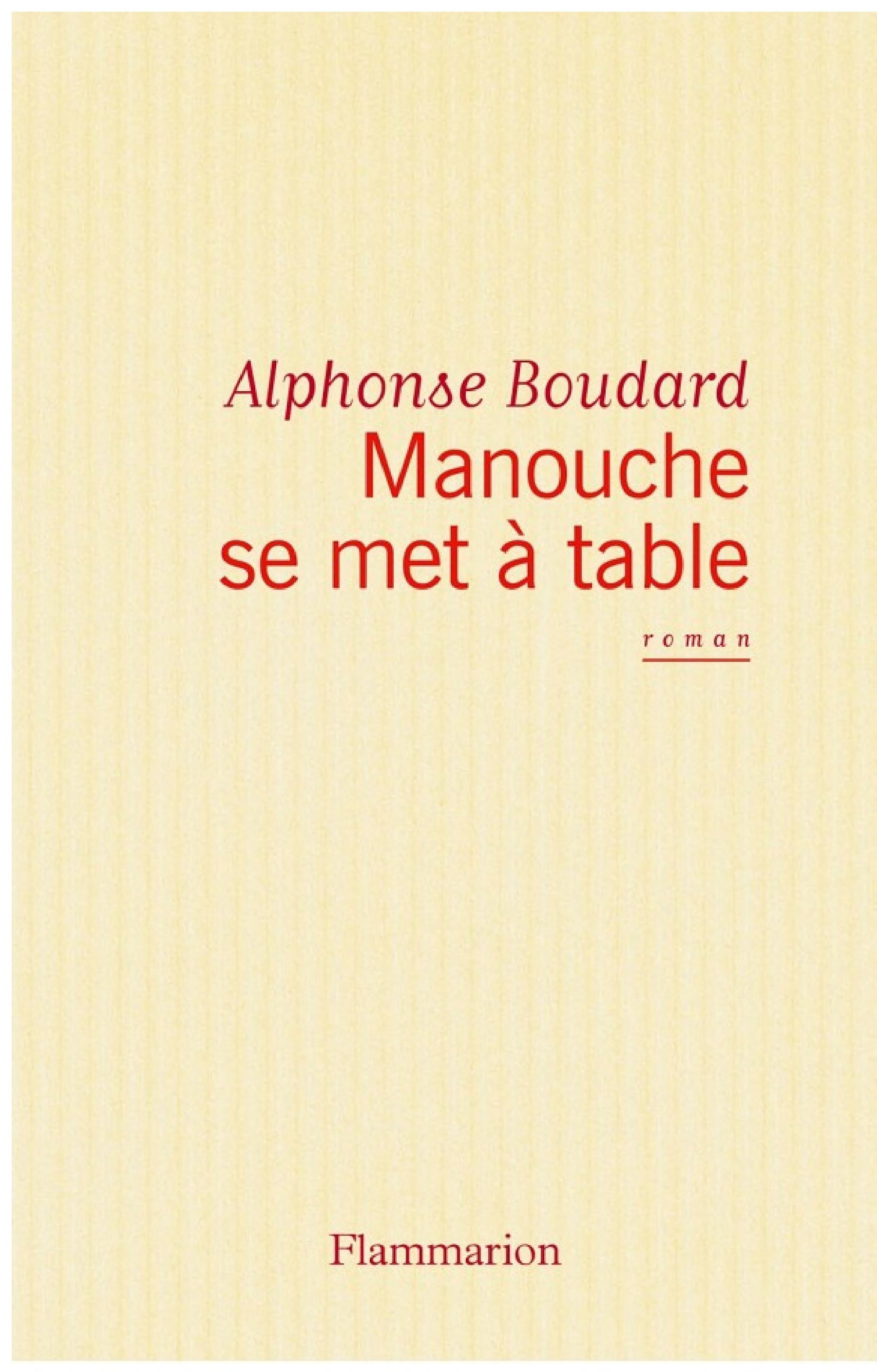 Manouche se met à table - Cover
